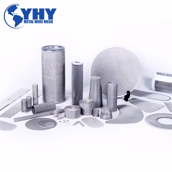Pièces de filtre de grillage d'acier inoxydable de machine et de douche d'huile